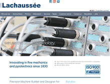 Tablet Screenshot of lachaussee.com